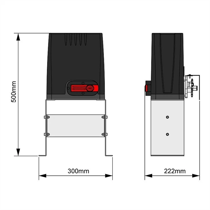 electric machine for sliding gate
